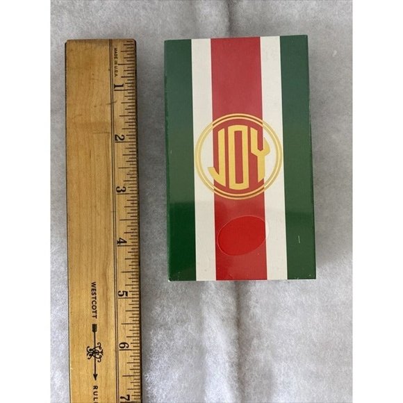 CASPARI Christmas JOY Box of 48 Match Sticks 4" FIRENZE STRIPE PMB117 New Sealed - Picture 3 of 9